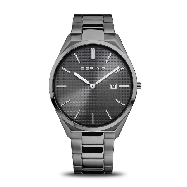 Bering Watch: Ultra Slim | polished/brushed grey | 17240-777