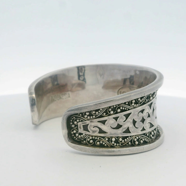 Sterling Silver Lois Hill Cuff Bracelet